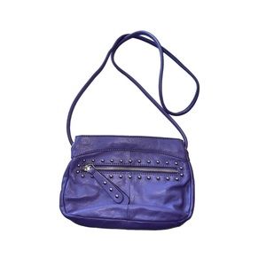 B. MAKOWSKY PURPLE STUDDED PURSE